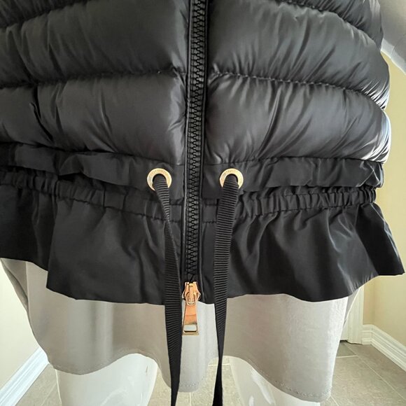 Moncler Vest w/Hood - Longe Saison - Black - Size 3 - Authentic - Picture 5 of 17